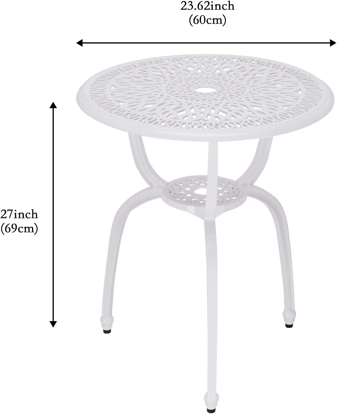 C/G 3 Piece Bistro Set Outdoor Patio Table