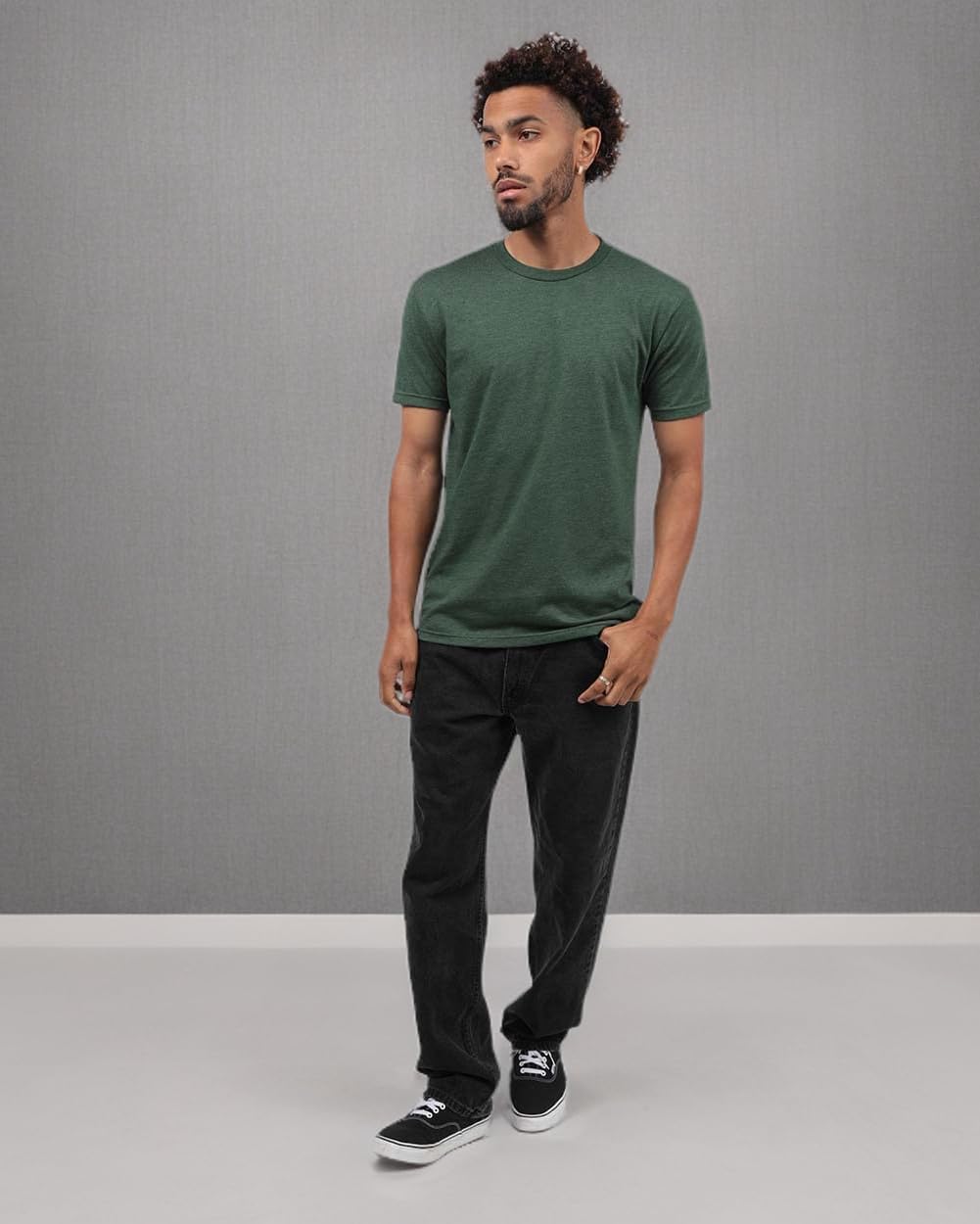 Mens T Shirt Packs - Short Sleeve Crew Neck Soft Fitted Tee