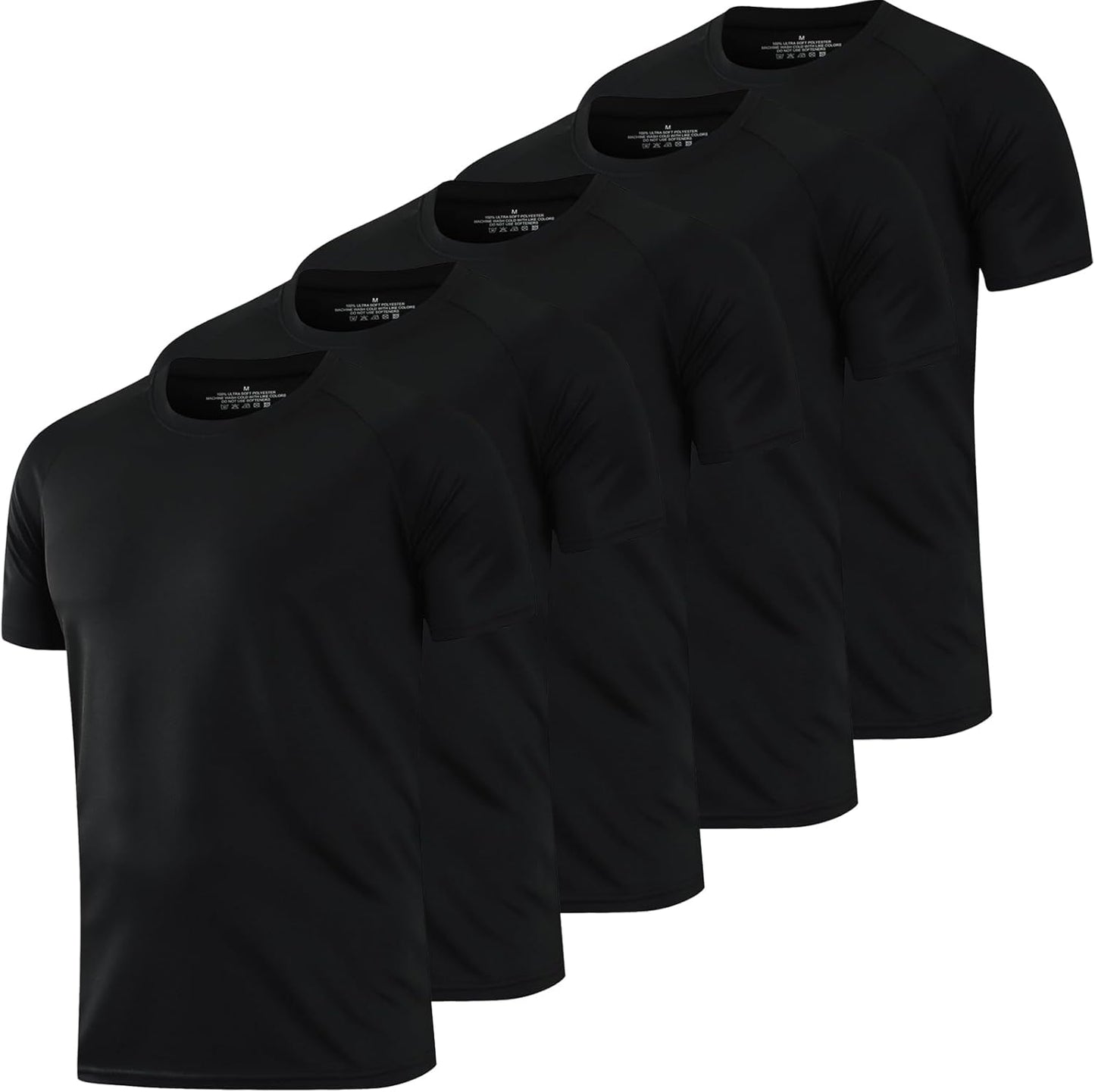 Running Shirts Men Sport Tops Dry Fit Gym Wicking Athletic T Shirts Breathable Cool Workout Shirts