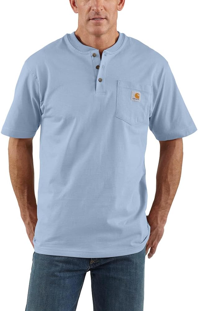 Short Sleeve Workwear Henley T-Shirt