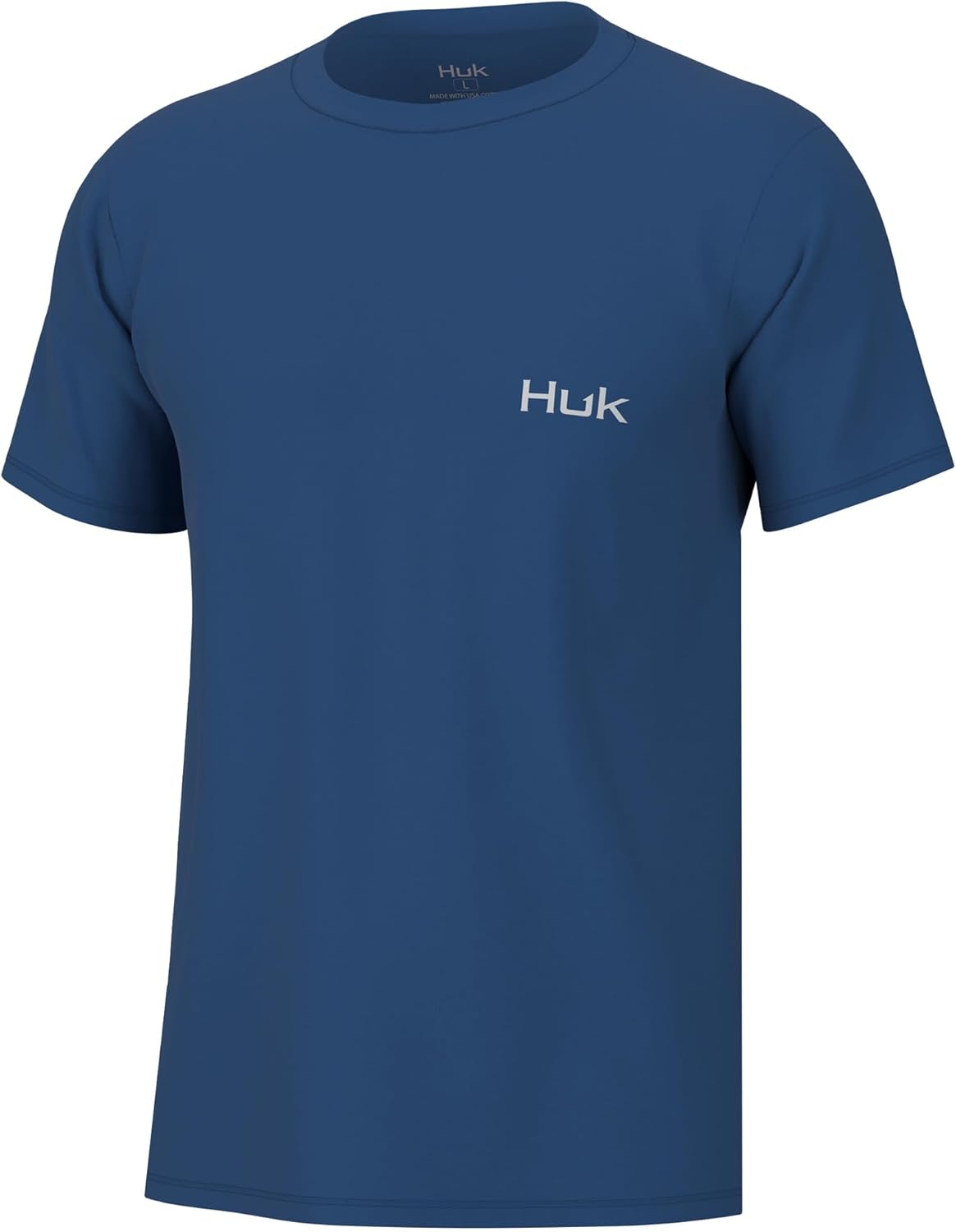 Men Fishing Graphic Tee Performance Short Sleeve Quick-Dry