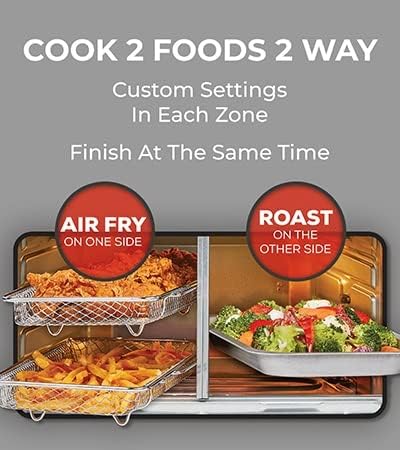 Emeril Dual Zone 360 Air Fryer Oven Combo with French Door