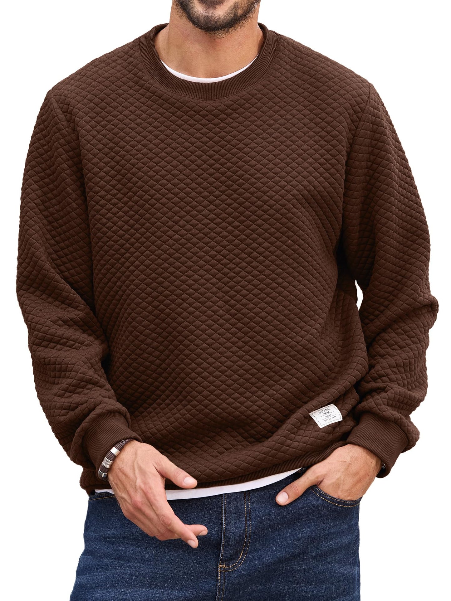 Men's Crewneck Sweatshirts Solid