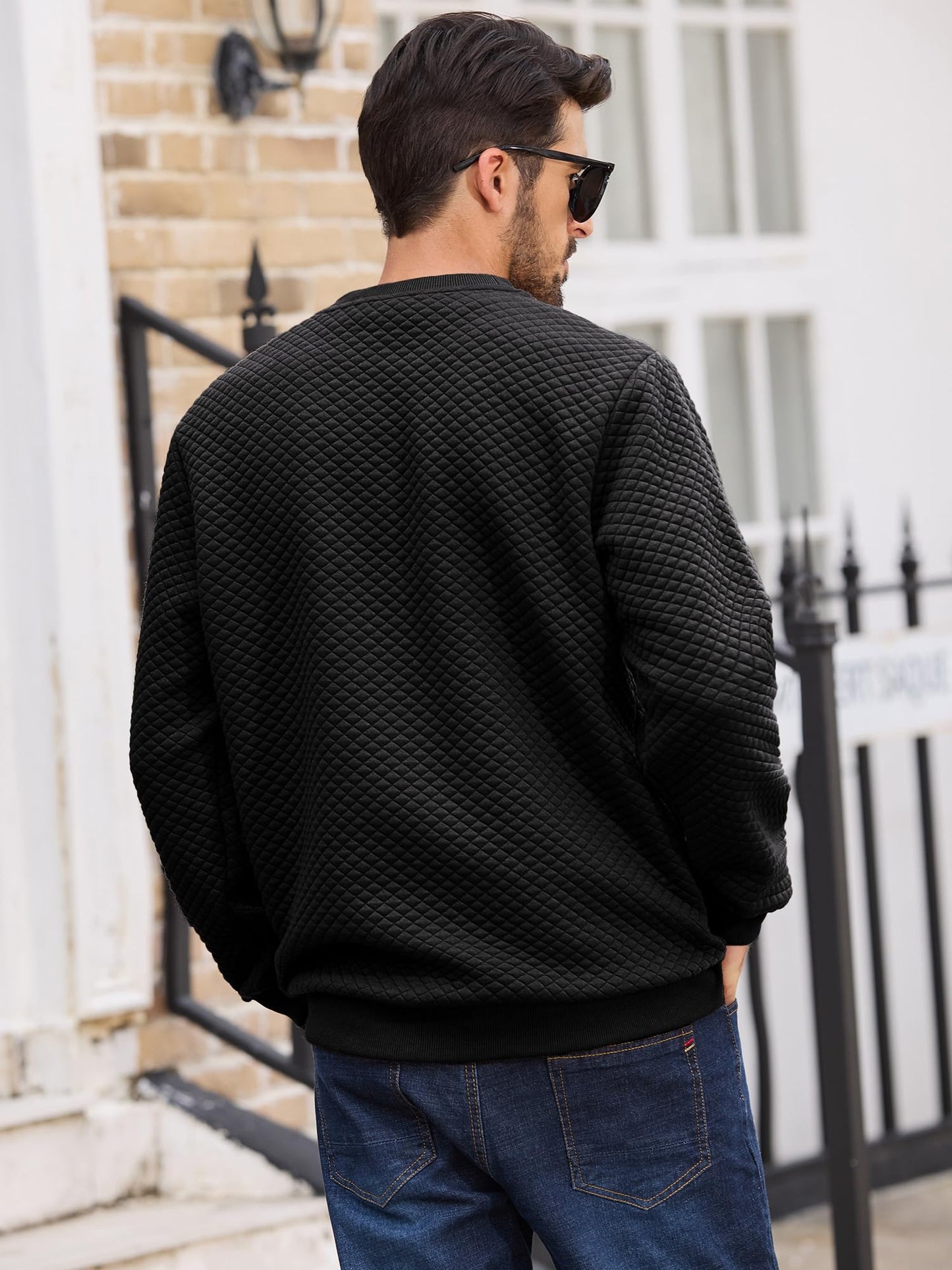 Men's Crewneck Sweatshirts Solid