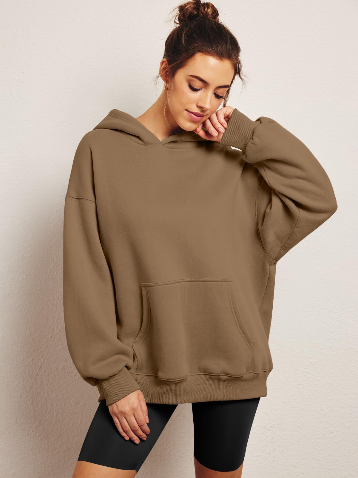 Womens Oversized Sweatshirts Fleece Hoodies Long Sleeve Shirts