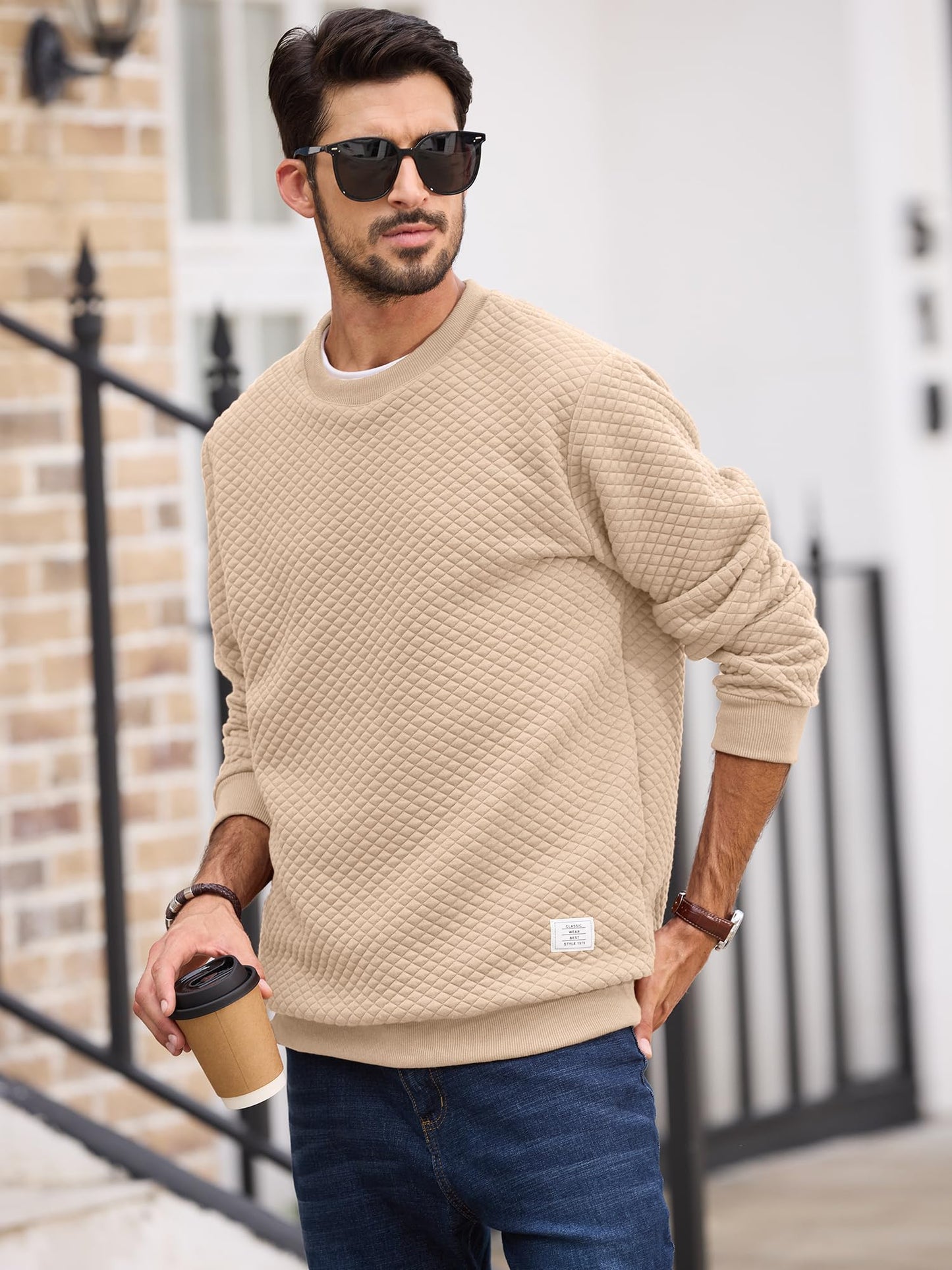 Men's Crewneck Sweatshirts Solid