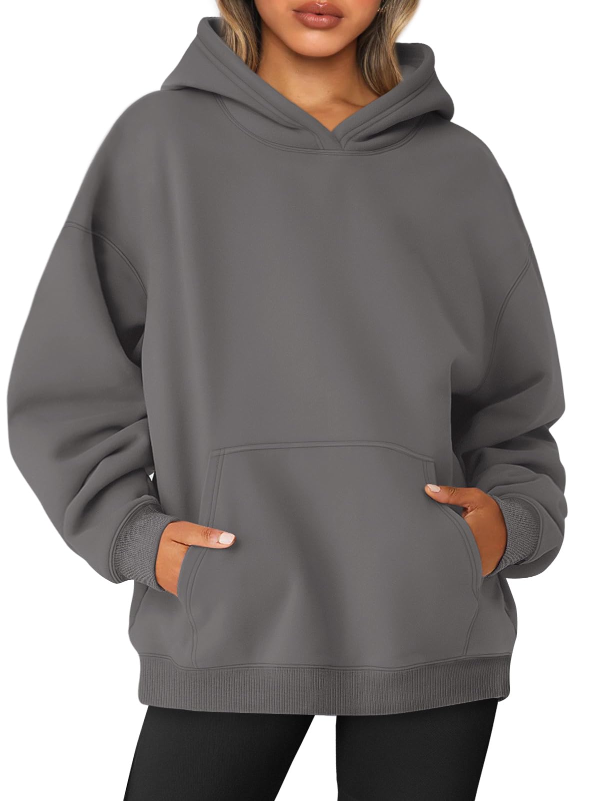 Womens Oversized Sweatshirts Fleece Hoodies Long Sleeve Shirts