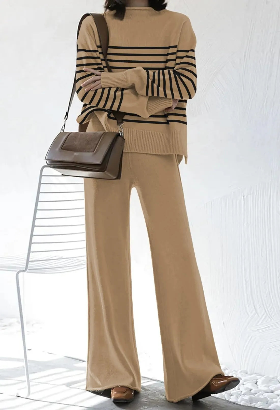 Womens 2 Piece Outfit Set Long Sleeve