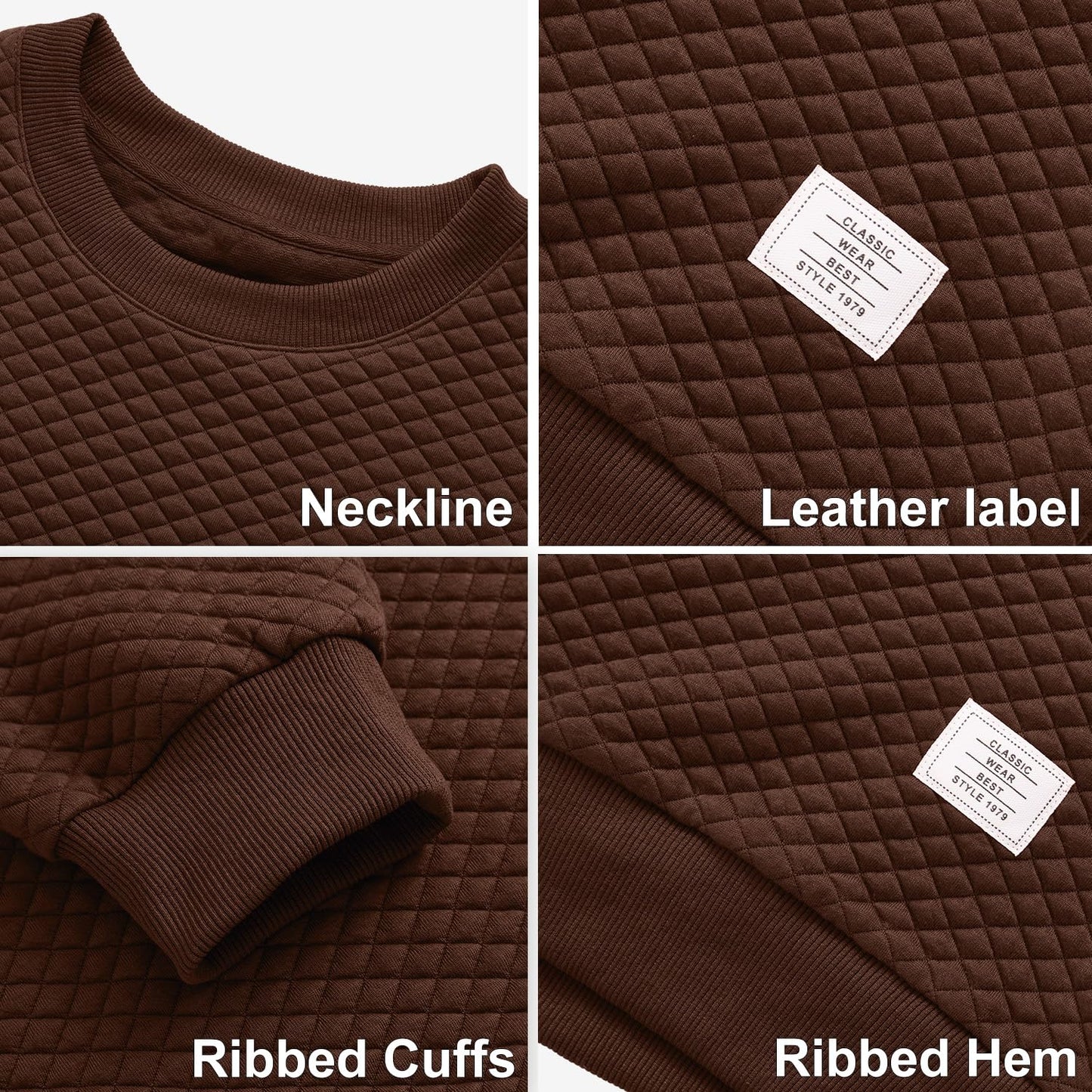 Men's Crewneck Sweatshirts Solid