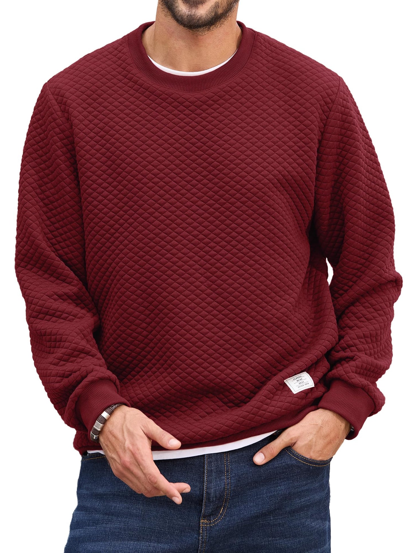 Men's Crewneck Sweatshirts Solid