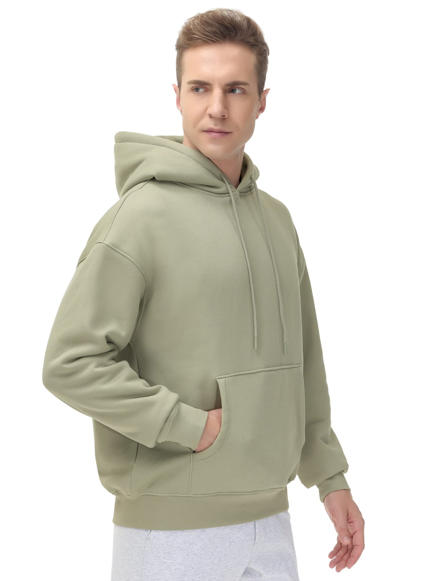 Men's Fleece Pullover Hoodie Loose Fit Ultra Soft