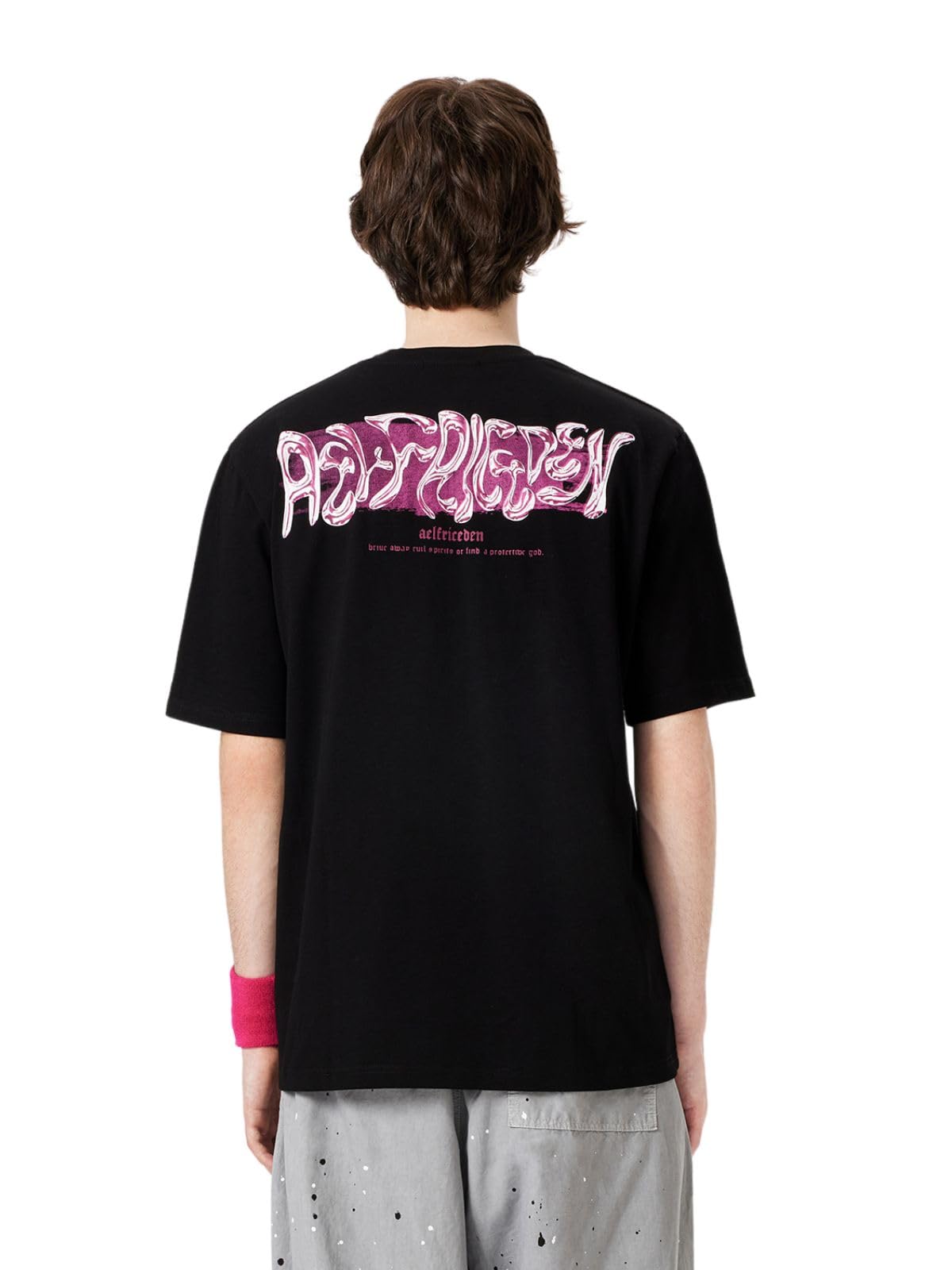 Metalic Graphic Tees Men Y2k Oversized T Shirts Women Vintage Tees Unisex Summer Tops