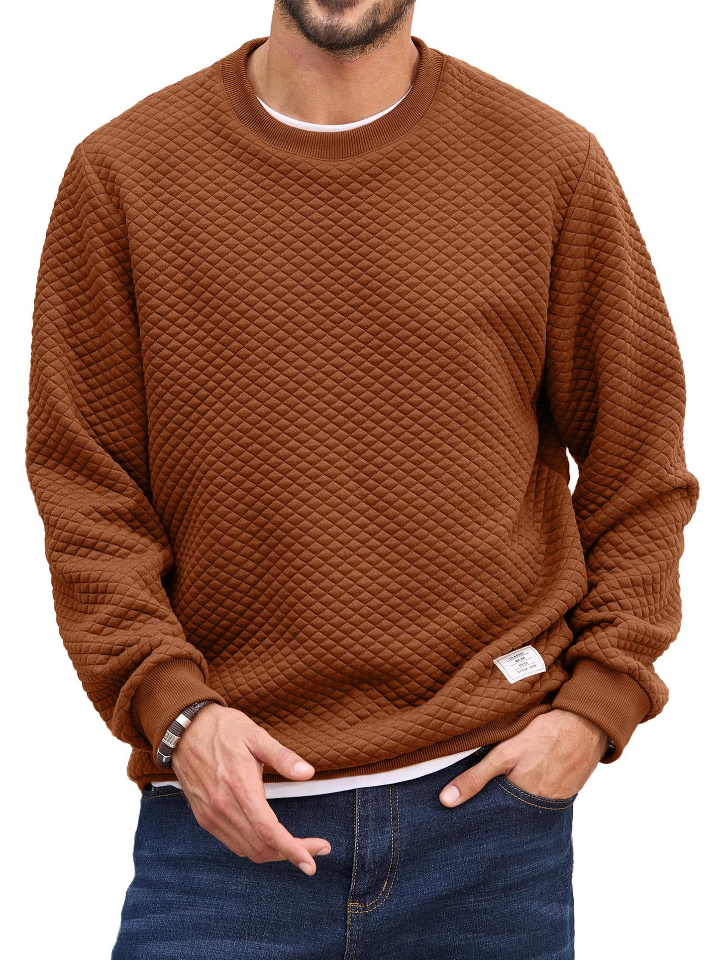 Men's Crewneck Sweatshirts Solid