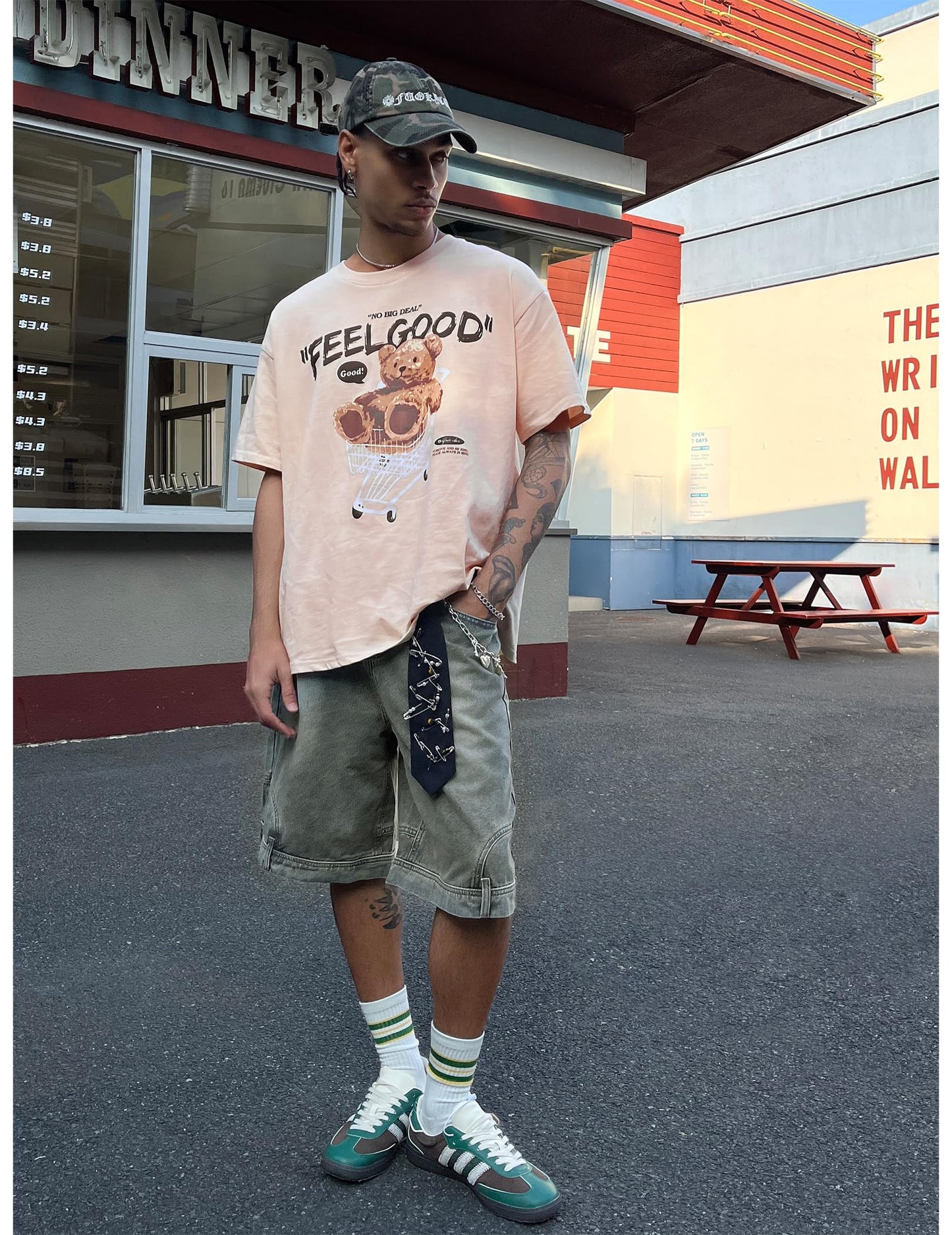 Oversized Graphic Tees Men Streetwear Casual Summer Tops Unisex T-Shirt