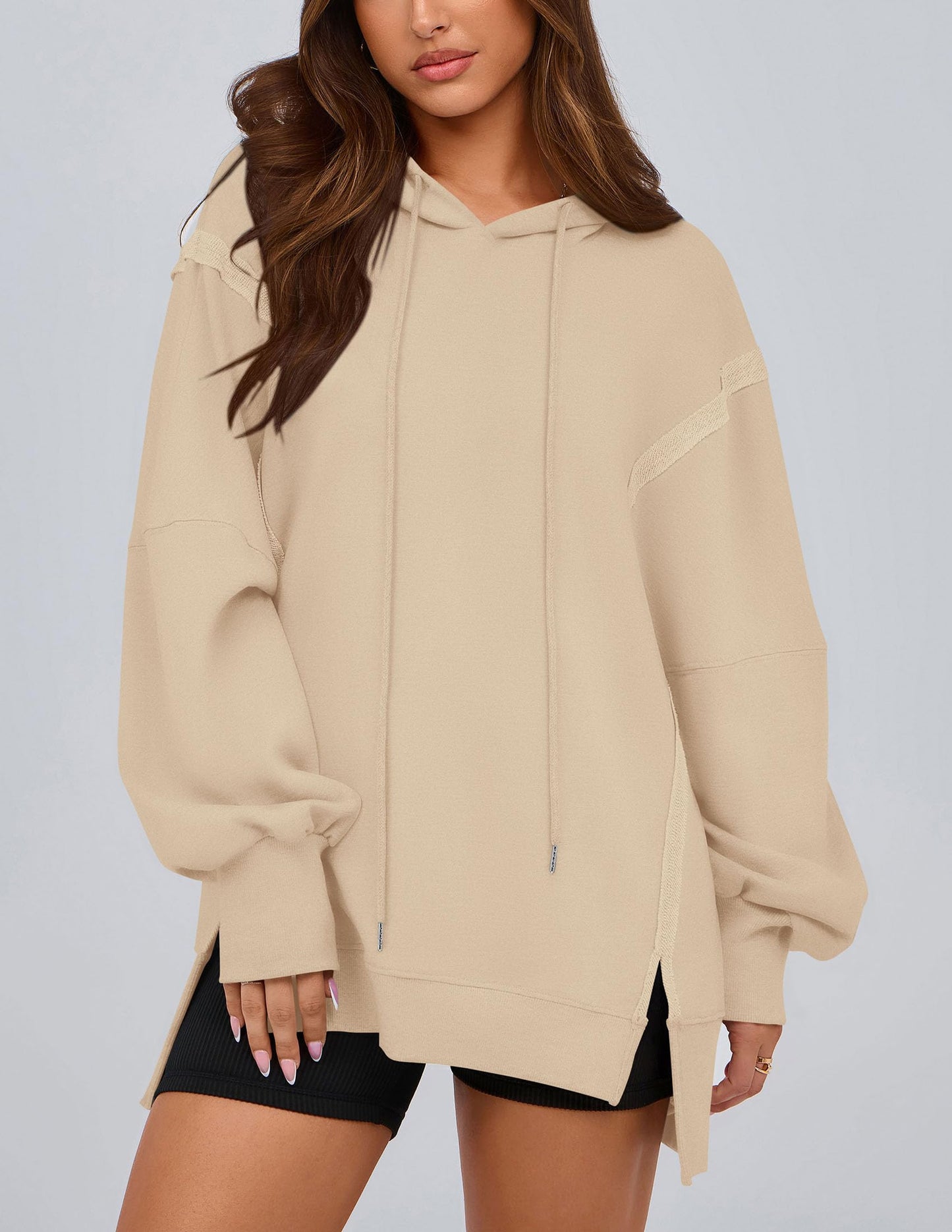 Womens Oversized Hoodie 2025 Spring Sweatshirt Long Sleeve
