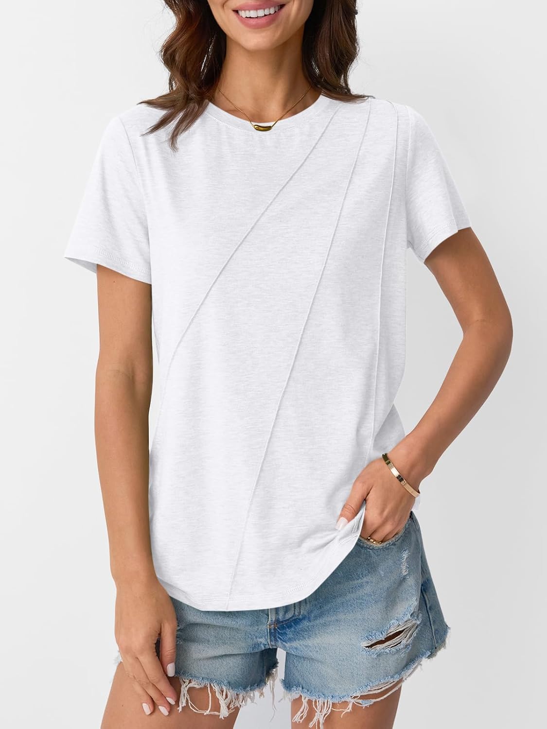 Womens Summer Tops Workout Shirts Beach Vacation Outfits Business Tshirts