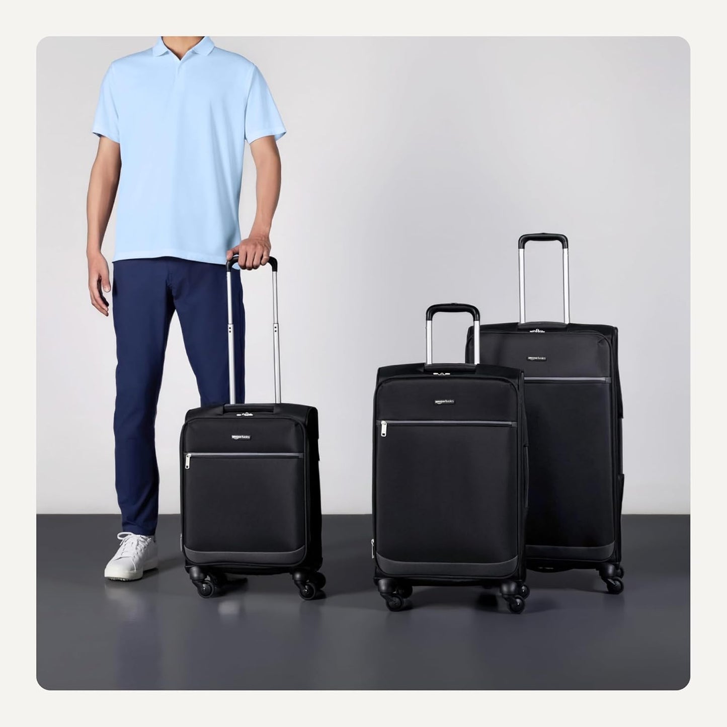20" Luggage, Softside Suitcase With TSA Lock
