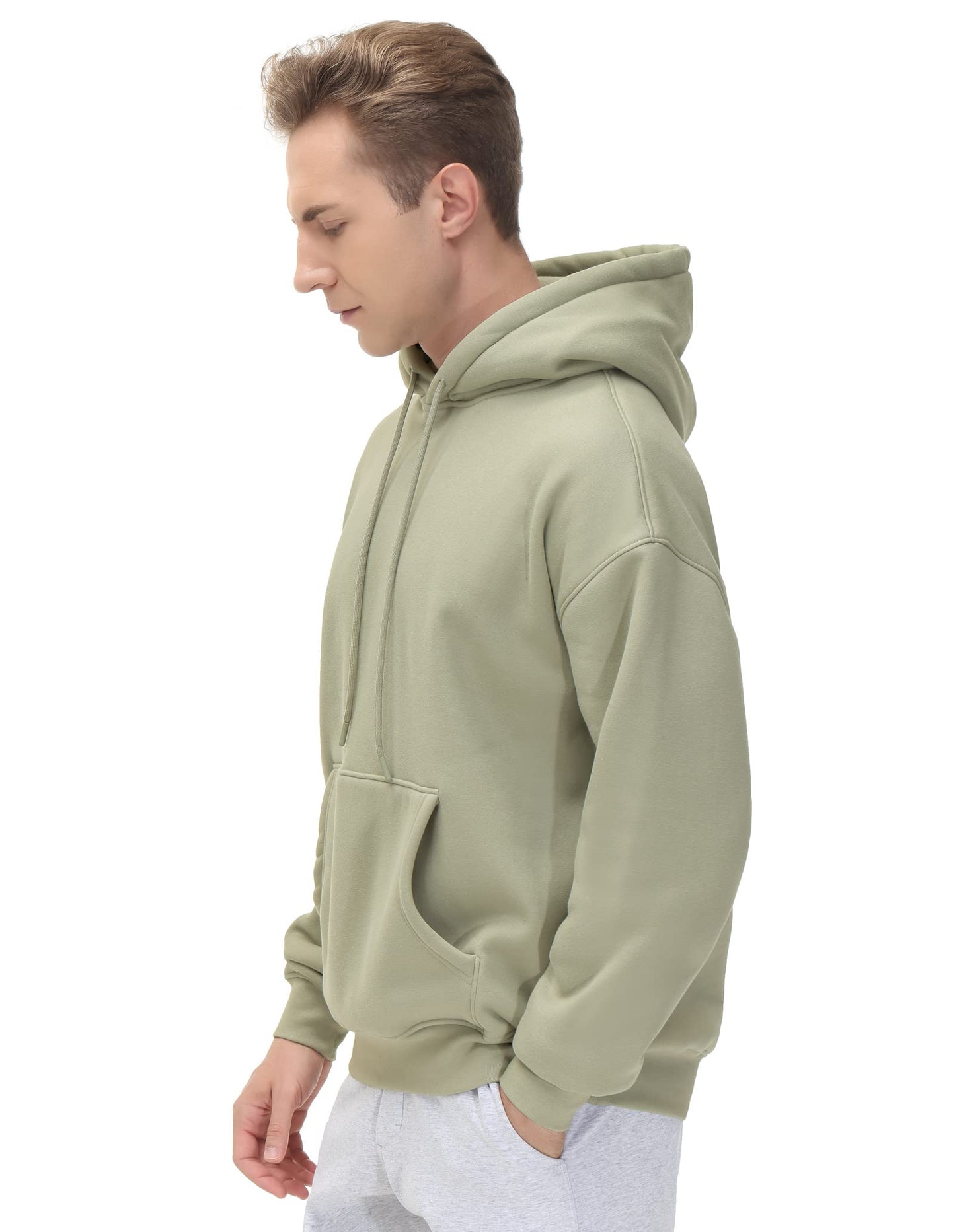 Men's Fleece Pullover Hoodie Loose Fit Ultra Soft