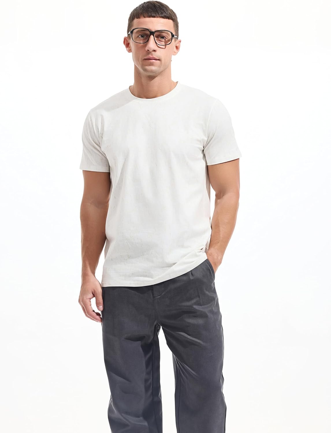 Men's T-Shirts Premium Cotton Crew Neck Tees