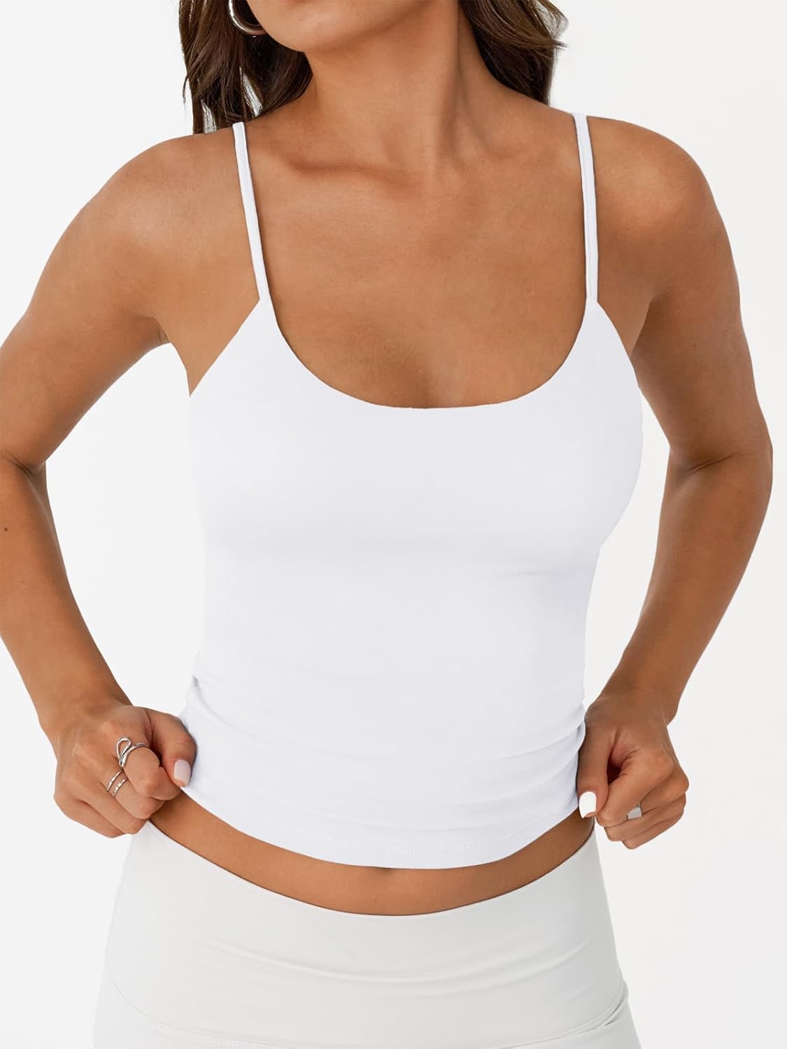 Womens Summer Tank Tops Double Lined Going Out Teen Girls