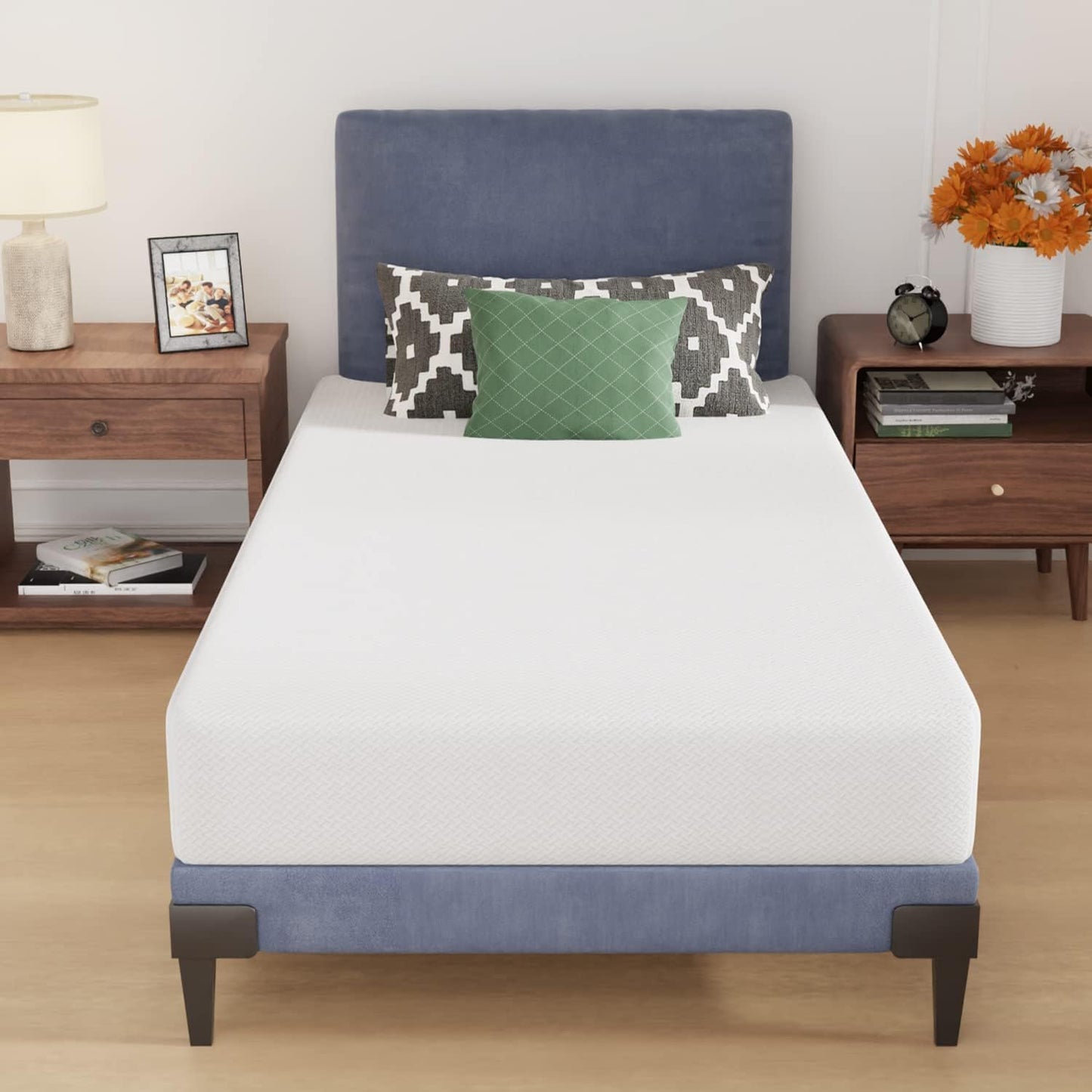 Twin 6 Inch Gel Memory Foam Mattress in a Box Medium Firm