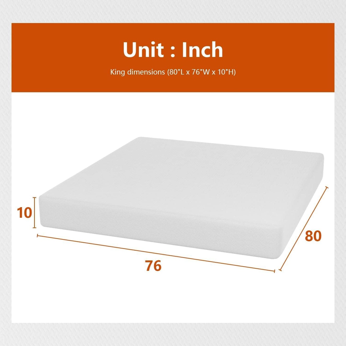 Twin 6 Inch Gel Memory Foam Mattress in a Box Medium Firm
