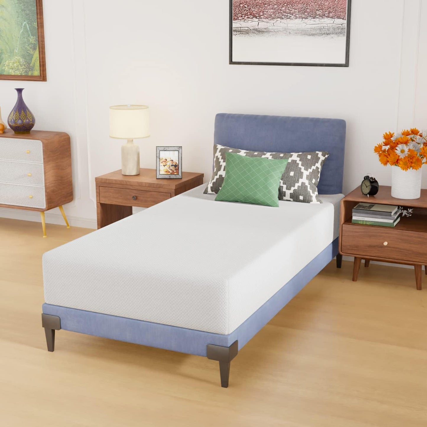 Twin 6 Inch Gel Memory Foam Mattress in a Box Medium Firm