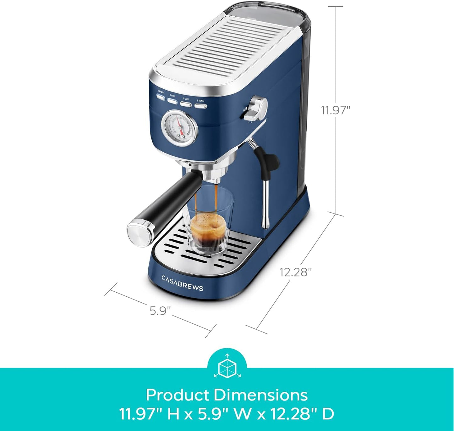 CASABREWS Espresso Machine 20 Bar