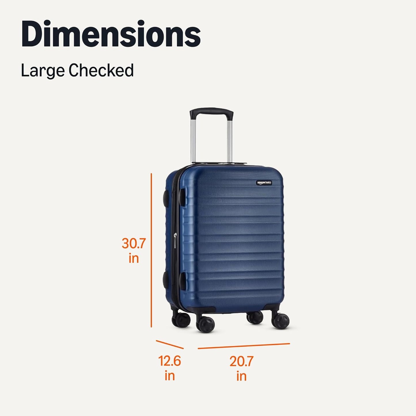 26" Hardside Medium Checked Luggage