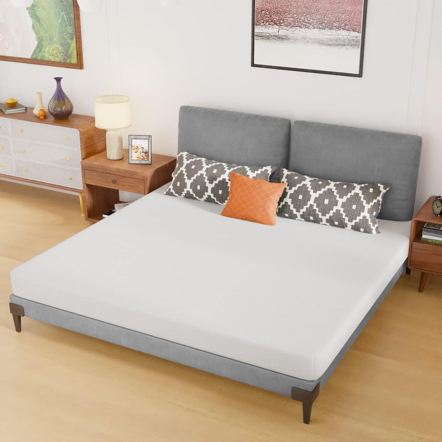 Twin 6 Inch Gel Memory Foam Mattress in a Box Medium Firm