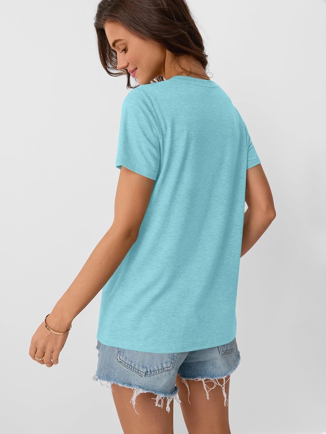 Womens Summer Tops Workout Shirts Beach Vacation Outfits Business Tshirts