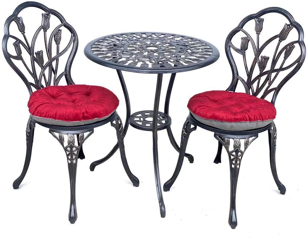 Mandolin Patio Table and Chairs 5 Piece Outdoor Dining Set