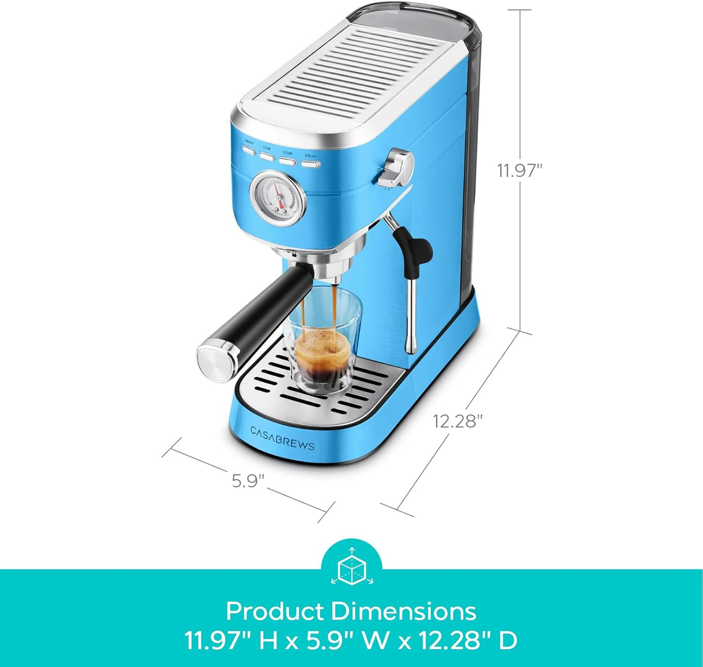 CASABREWS Espresso Machine 20 Bar
