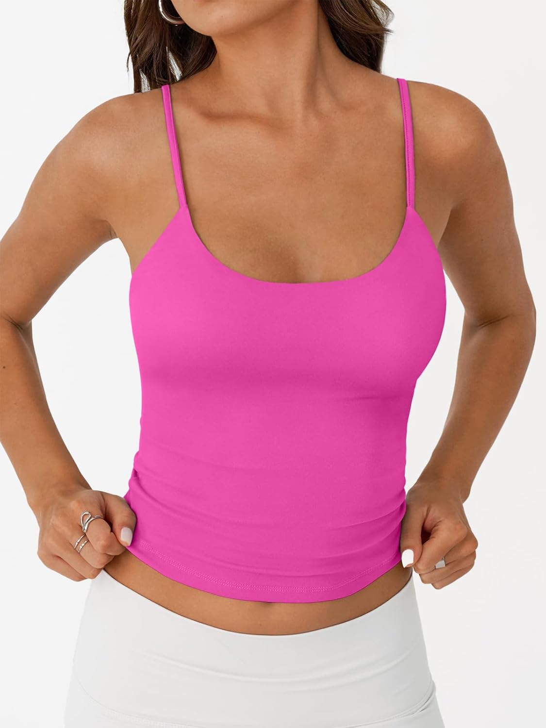 Womens Summer Tank Tops Double Lined Going Out Teen Girls