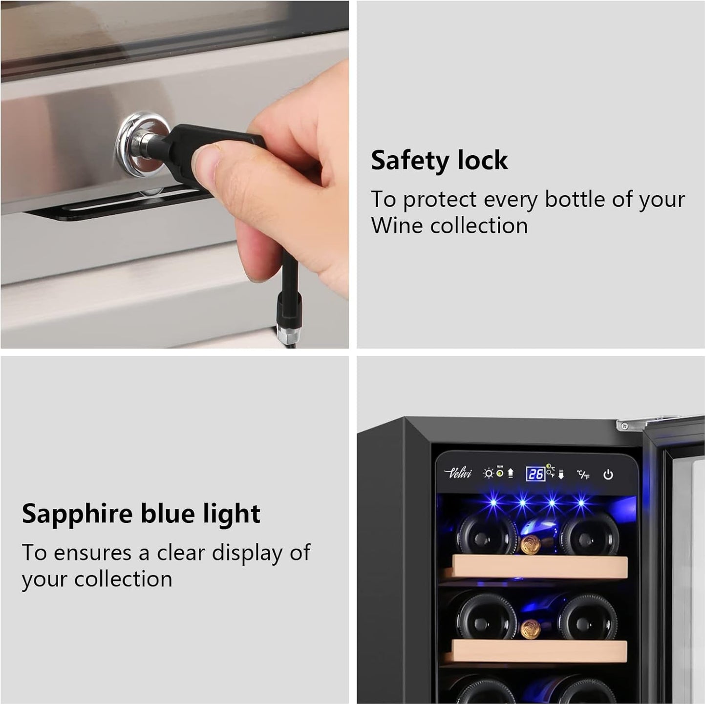 24 Inch Beverage Refrigerator Outdoor Under Counter Beverage Cooler for Patio