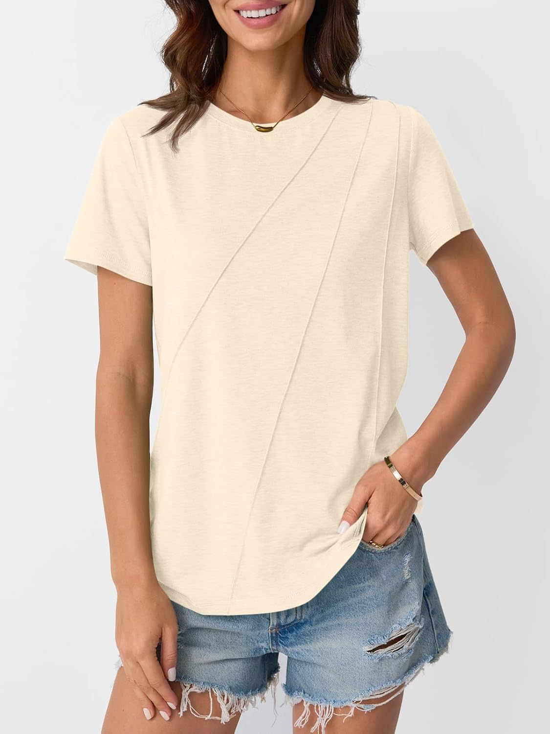 Womens Summer Tops Workout Shirts Beach Vacation Outfits Business Tshirts