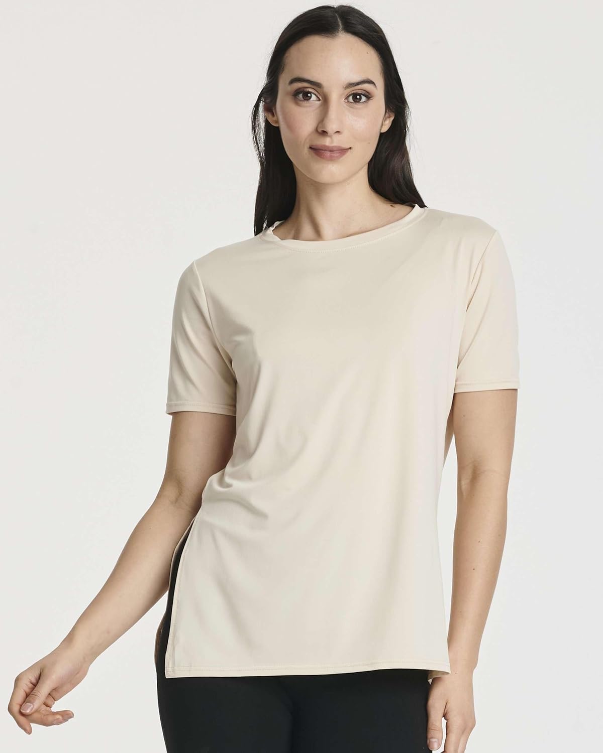Real Essentials 5 Pack: Women's Short Sleeve Active Workout T-Shirts