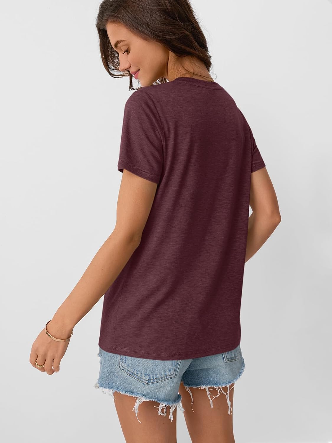 Womens Summer Tops Workout Shirts Beach Vacation Outfits Business Tshirts