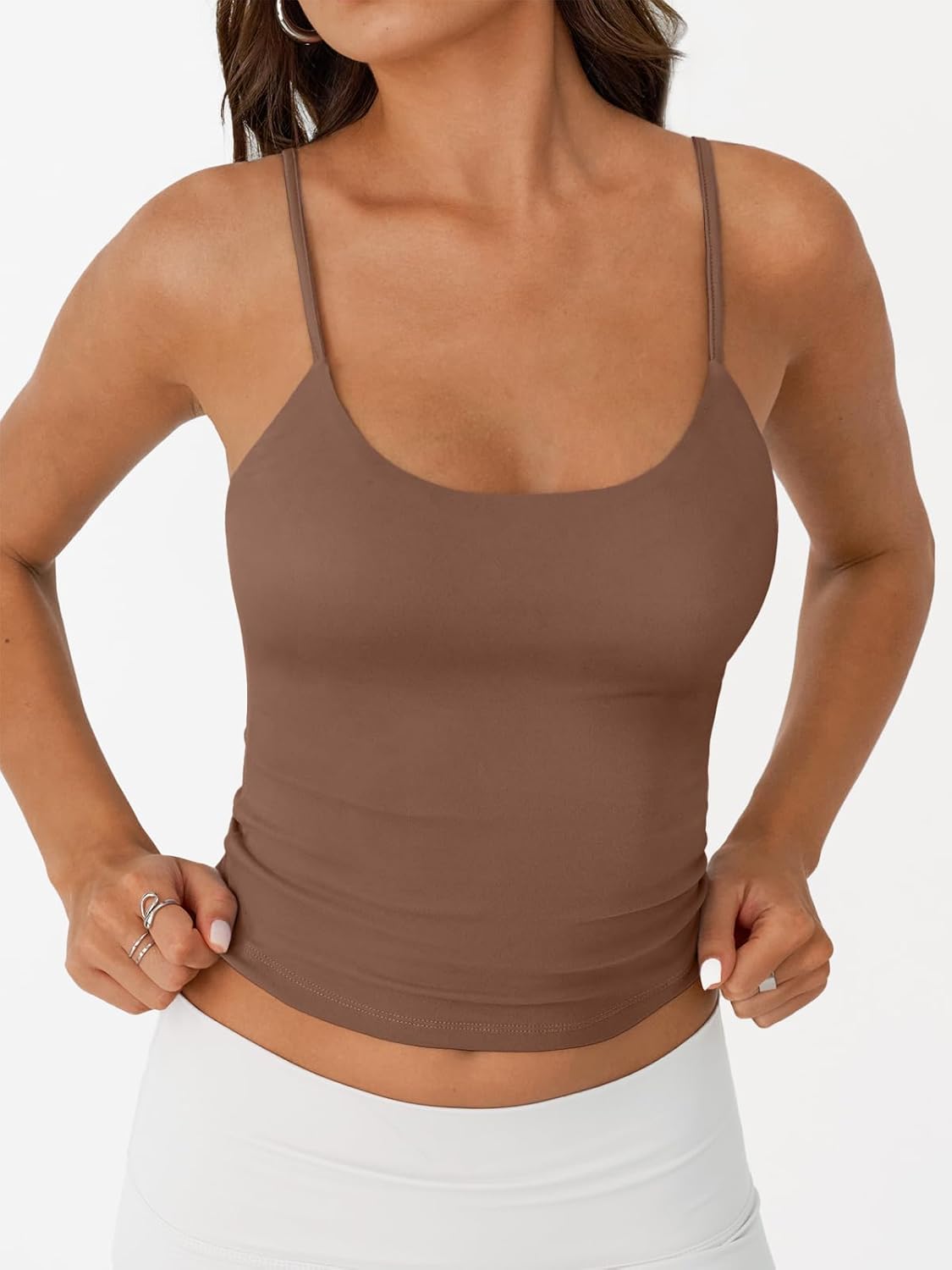 Womens Summer Tank Tops Double Lined Going Out Teen Girls