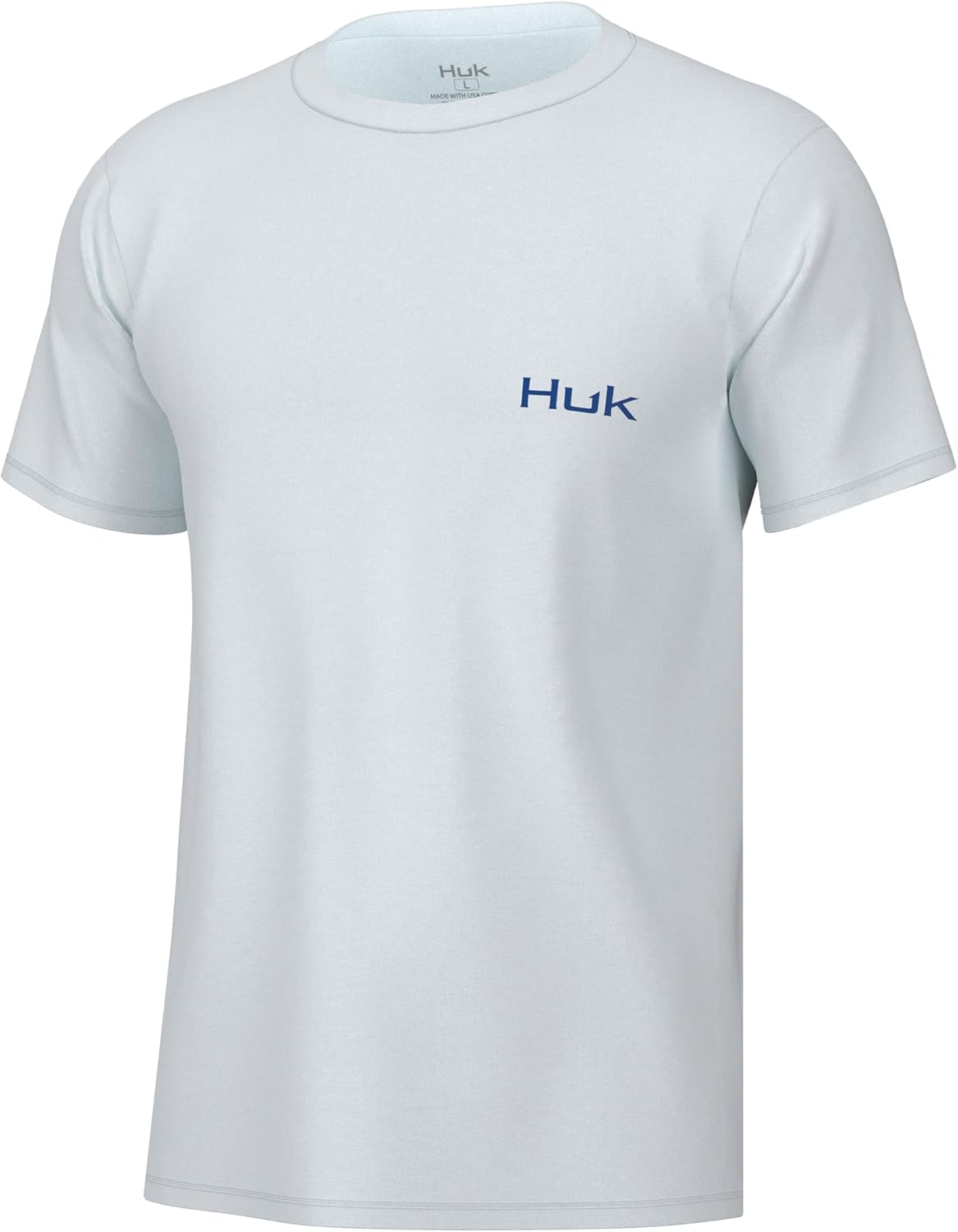 Men Fishing Graphic Tee Performance Short Sleeve Quick-Dry