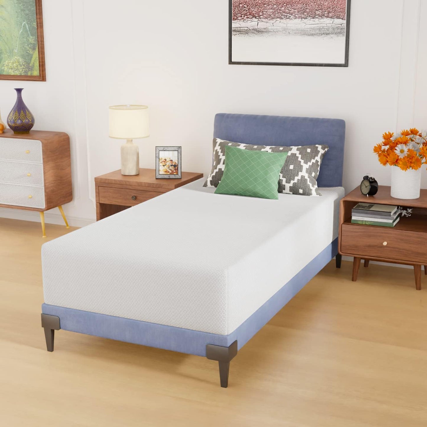 Twin 6 Inch Gel Memory Foam Mattress in a Box Medium Firm