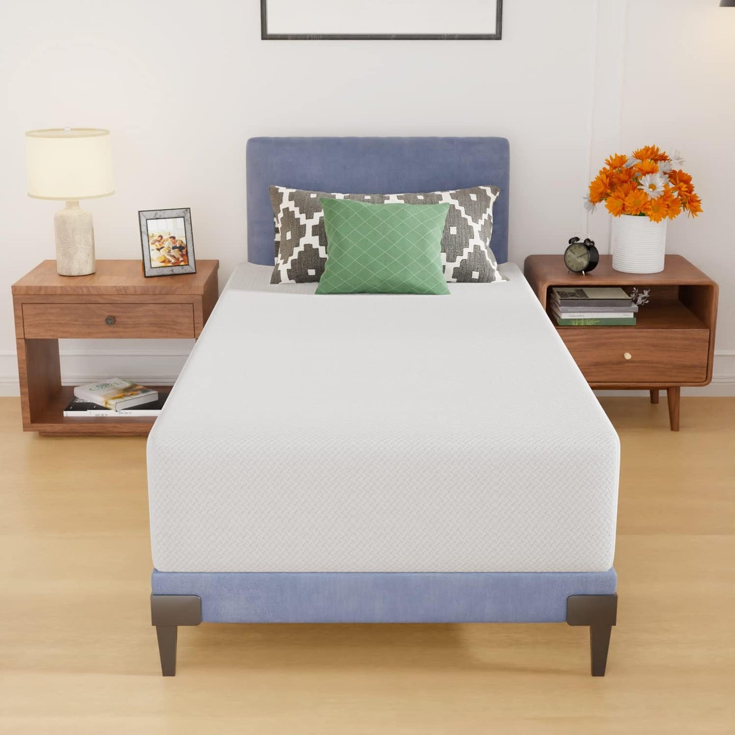 Twin 6 Inch Gel Memory Foam Mattress in a Box Medium Firm