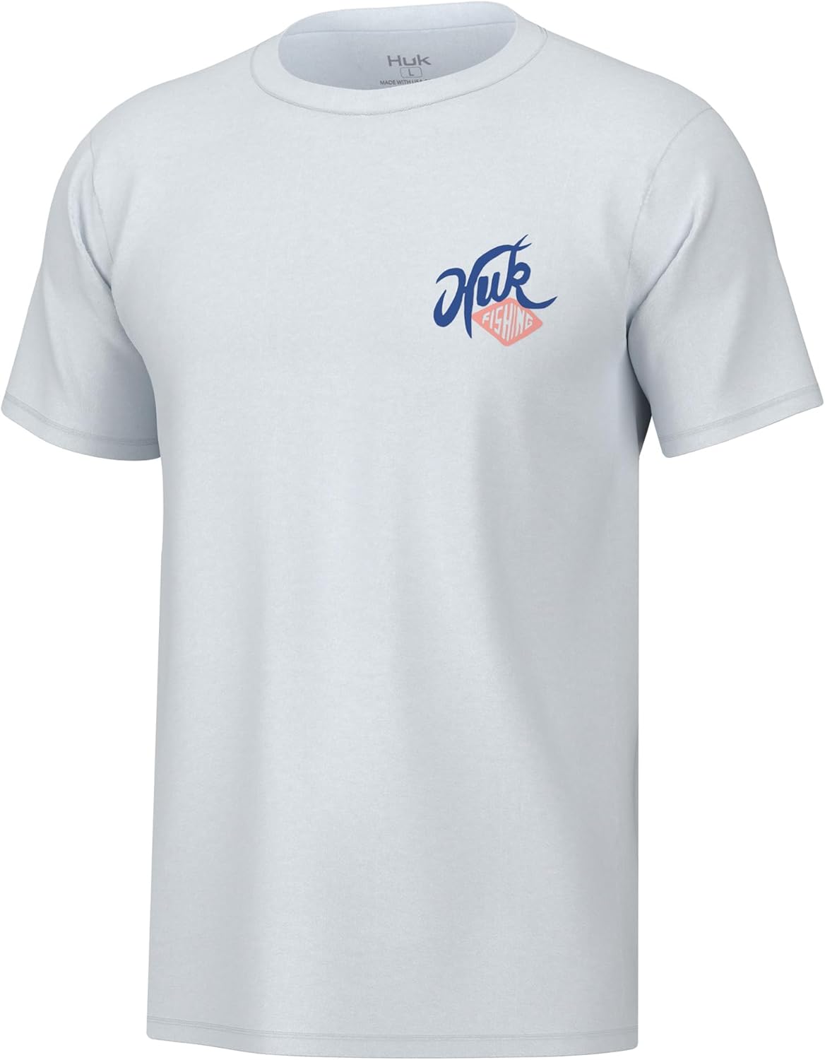 Men Fishing Graphic Tee Performance Short Sleeve Quick-Dry