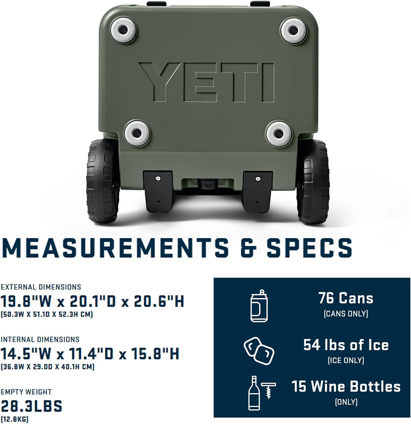 Roadie 48 Wheeled Cooler with Retractable Periscope Handle