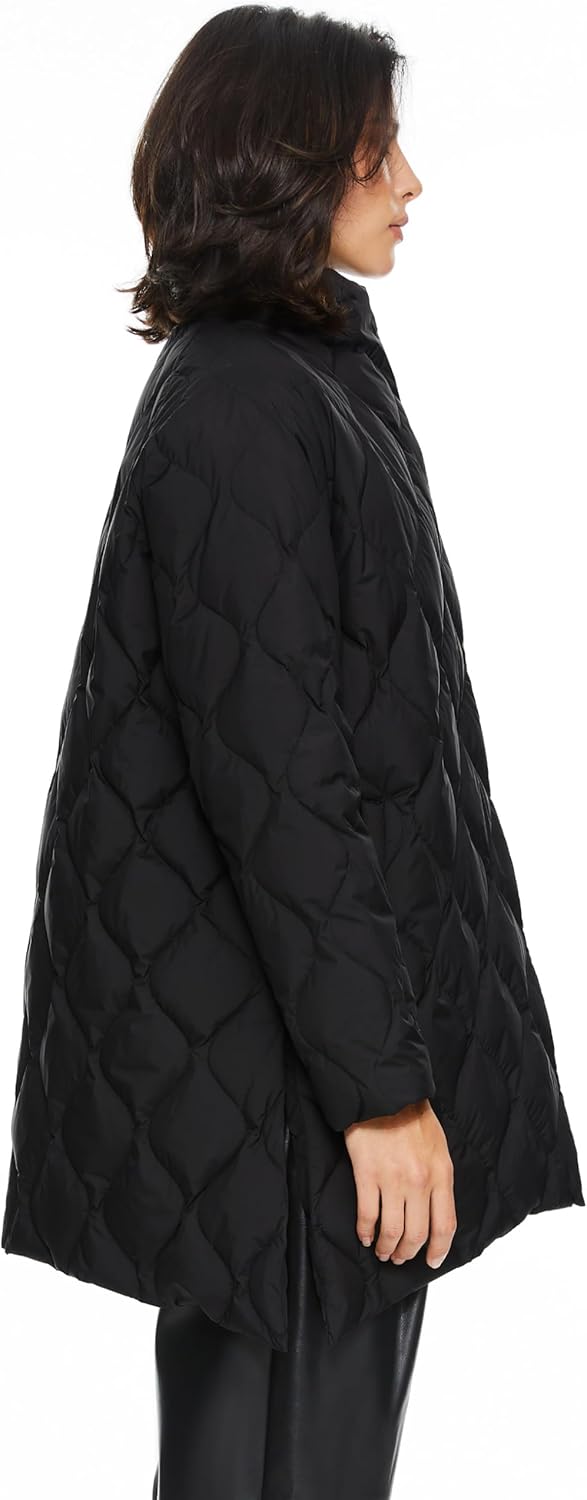 Women’s Oversized Quilted Down Jacket Lightweight Puffer Coat