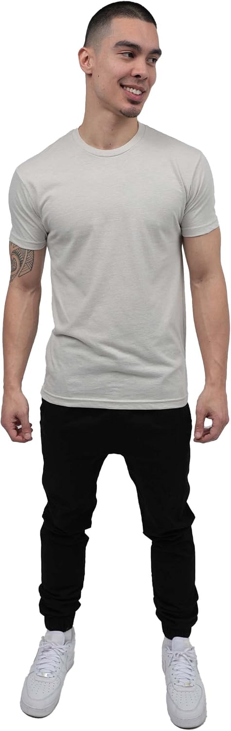 Mens T Shirt Packs - Short Sleeve Crew Neck Soft Fitted Tee