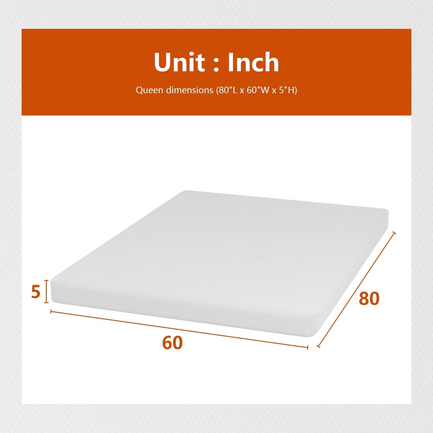 Twin 6 Inch Gel Memory Foam Mattress in a Box Medium Firm
