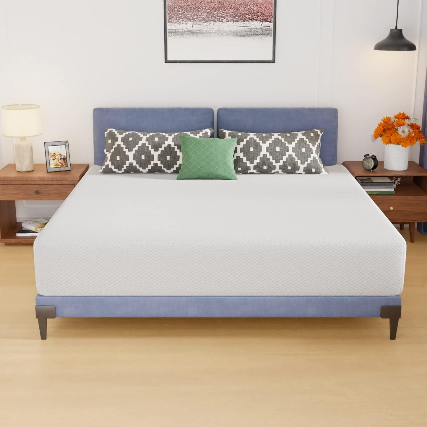 Twin 6 Inch Gel Memory Foam Mattress in a Box Medium Firm