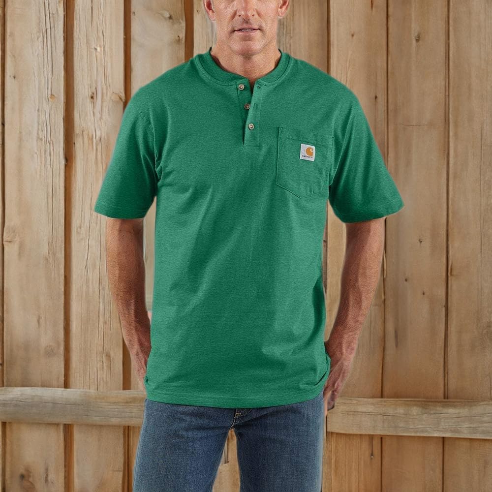 Short Sleeve Workwear Henley T-Shirt