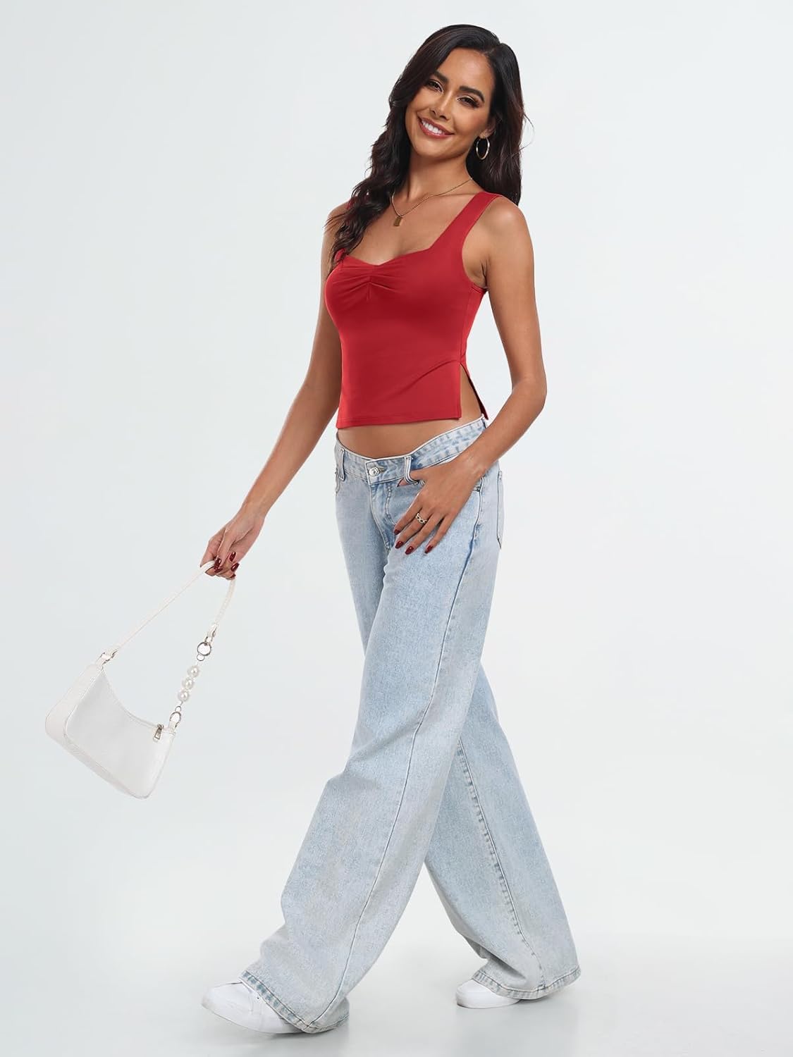 Womens Backless Crop Tops Summer Y2K Tank Tops Cute Basics Going Out Clothes